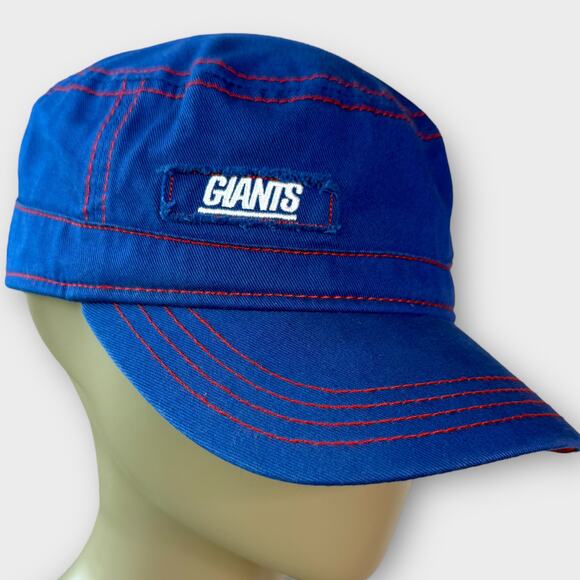 New York Giants NFL New Era Womens Cap Hat Military Style Adjustable OS Blue - Picture 1 of 11